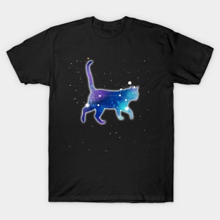 Leo Zodiac Sign Astrology Constellation Cat Lover Pet T-Shirt T-Shirt